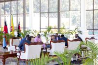 President William Ruto meeting officials from Treasury and Central Bank and President's Council of Economic Advisors State House Nairobi.