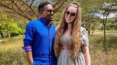 Actor Lenana Kariba and his wife Hellen