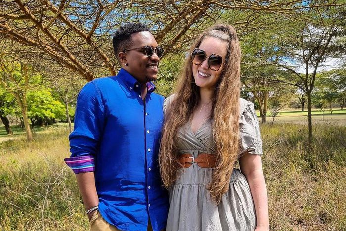 Actor Lenana Kariba and his wife Hellen