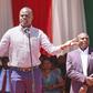Ndindi Nyoro addressing the congregation when he accompanied H.E William Ruto, DP H.E Rigathi Gachagua, Prime CS H.E Musalia Mudavadi and other leaders for an Interdenominational church Service at Ole Ntimama Stadium, Narok County on January 29 2023