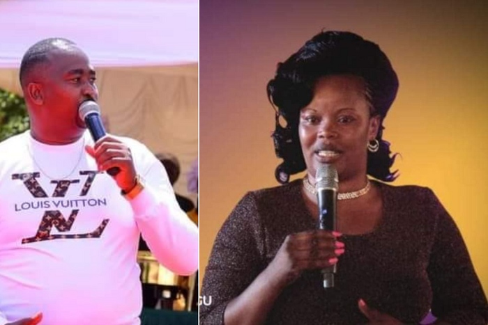 Dishon Mirugi and the late Elizabeth Githingi [Photo: Facebook]