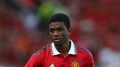 Amad Diallo of Manchester United on July 31, 2022.