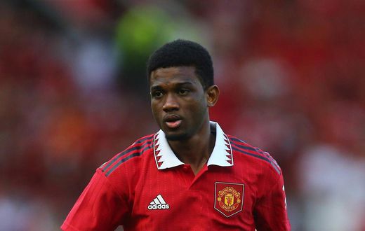 Amad Diallo of Manchester United on July 31, 2022.
