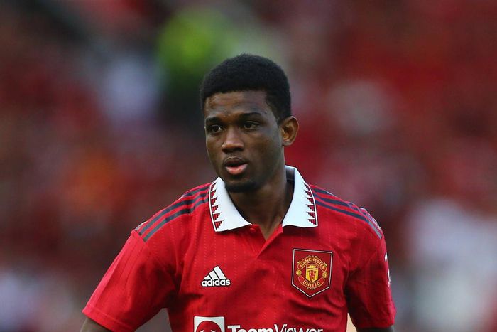 Amad Diallo of Manchester United on July 31, 2022.