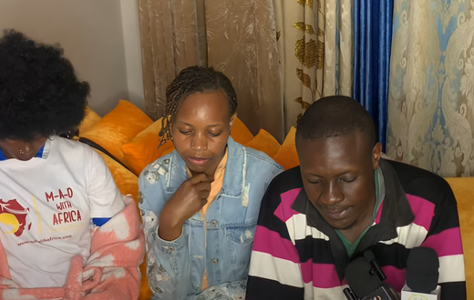 Manzi Wa Kibera, her step-son and step-granddaughter