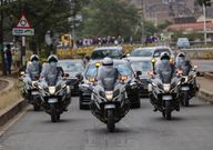 Presidential Escort Unit convoy
