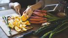 Leftover fruit and vegetable peels