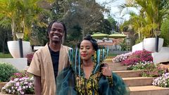 Juliani and his wife Lilian Ng'ang'a