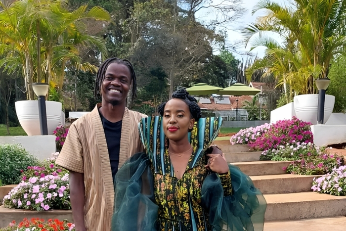 Juliani and his wife Lilian Ng'ang'a