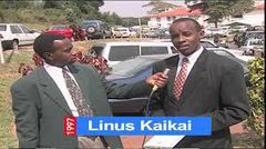 Linus Kaikai during his time at KTN