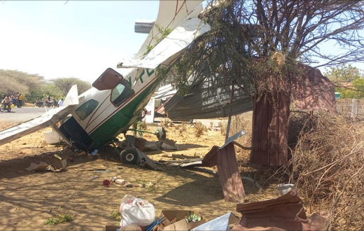 Light aircraft crashes in Baringo