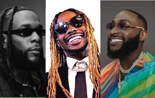 Burna, Davido and Asake