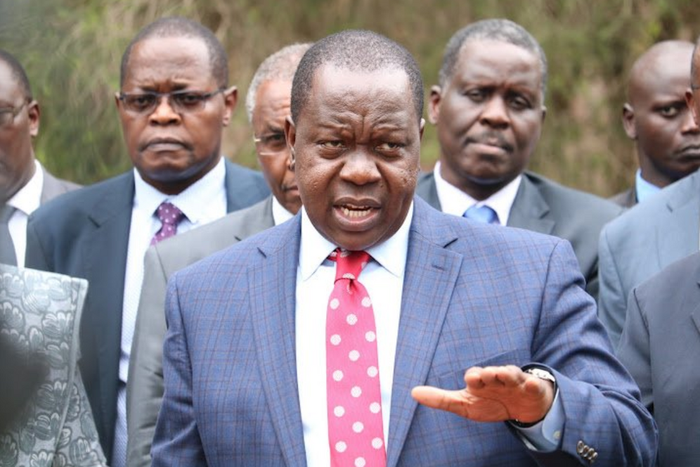 Former Interior CS Fred Matiang'i