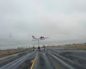 Jambo Jet preparing to take off