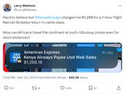 Larry Madowo's Sh195K plane ticket from Nairobi to Uganda stirs debate