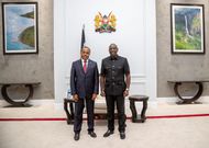 President William Ruto met Somalia Foreign Minister Ali Mohamed Omar at State House Nairobi on January 2, 2024