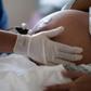 File photo of an expectant woman in hospital