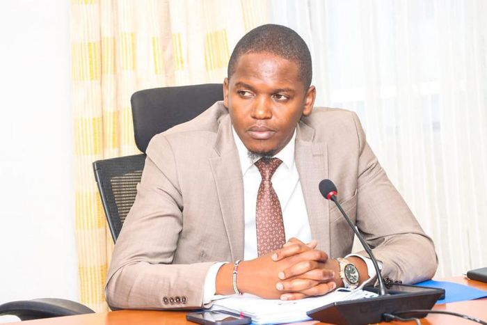 Senator Allan Chesang during a meeting