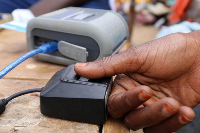 A finger print scanner