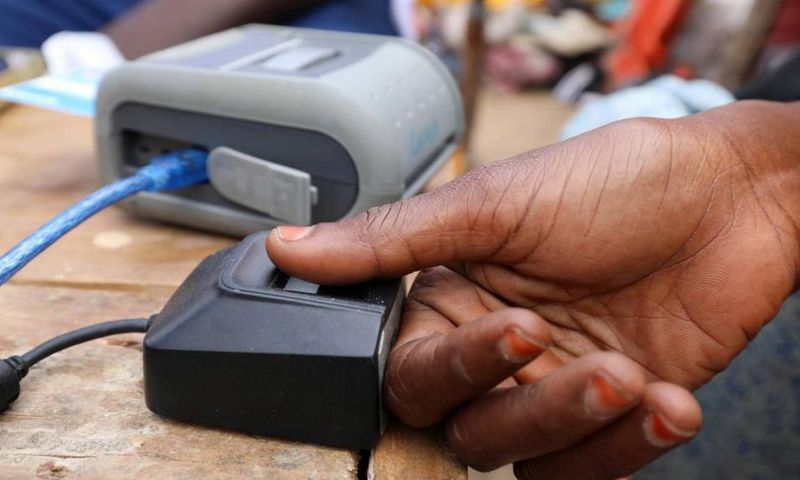 A finger print scanner