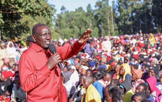 President William Ruto in Sugoi, Uasin Gishu
