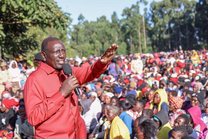 President William Ruto in Sugoi, Uasin Gishu