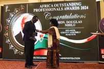 Makueni County Speaker Douglas Mbilu wins African Outstanding Professional’s Award