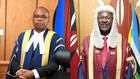 Senate Speaker Amason Kingi and National Assembly Speaker Moses Wetangula