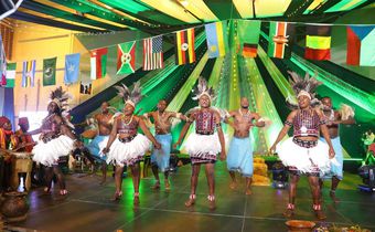 Dancers during a past tourism event