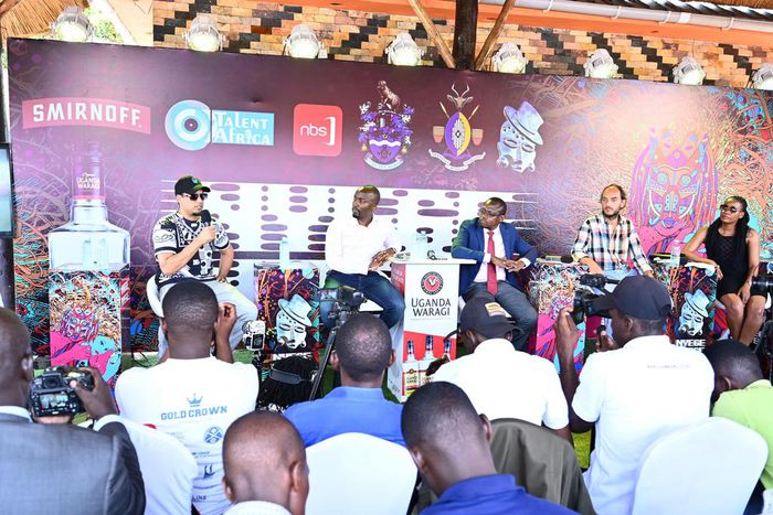 Nyege Nyege 2023 organizers and sponsors addressing press on Tuesday