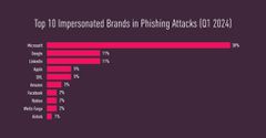 Top 10 most impersonated brands in phishing attacks for Q1 2024 [Check Point Software]