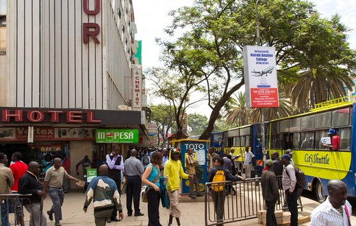 A photo of the Nairobi CBD
