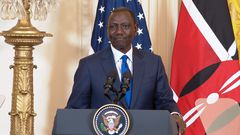 President William Ruto during a joint press briefing at the White House on May 23, 2024