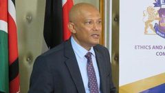 EACC CEO Twalib Mbarak during a past event