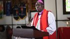 ACK Archbishop Jackson Ole Sapit during a church service