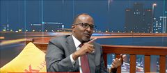Defence Cabinet Secretary Aden Duale during an interview with Citizen TV's Jeff Koinange