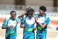 KCB  players celebrating a goal during past FKF PL match