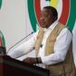 Uhuru Kenyatta speaking in Nigeria, where he is leading the African Union Election Observers' Mission (AUEOM).