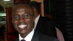 Former KTN news anchor, the late Michael Oyier