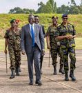 President William Ruto and George Kimutai Ruto during the Kenya Air Force 60th Anniversary