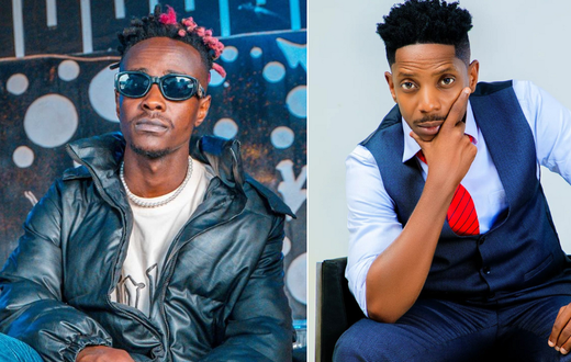 Odi Wa Muranga (left) and Eric Omondi