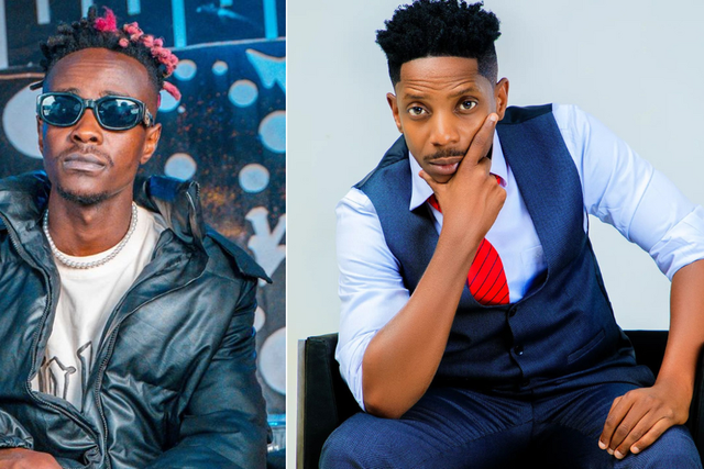 Odi Wa Muranga (left) and Eric Omondi