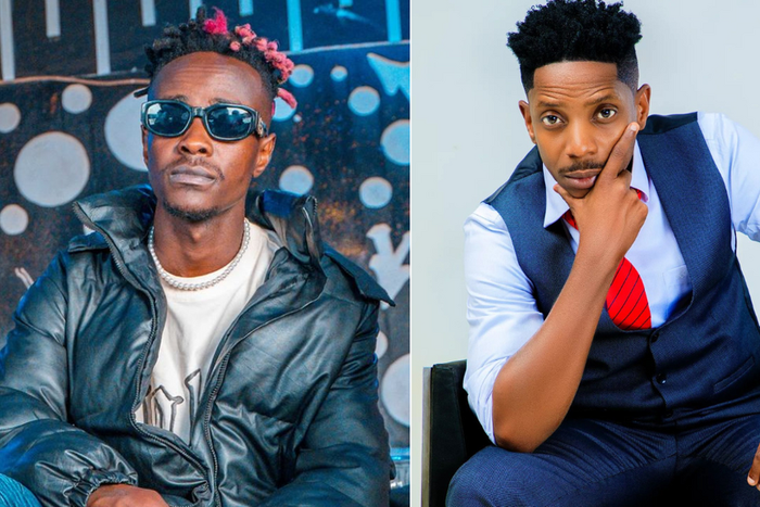 Odi Wa Muranga (left) and Eric Omondi