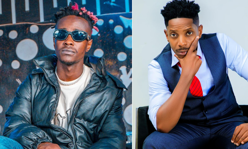 Odi Wa Muranga (left) and Eric Omondi