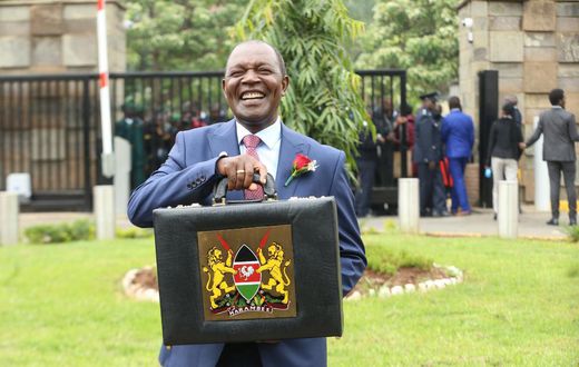 Treasury CS Njuguna Ndung'u in Parliament to deliver the 2023/24 Budget Policy Statement