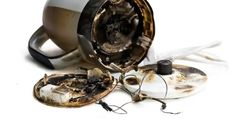 A broken electric kettle