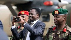 George Kimutai Ruto during the Kenya Air Force 60th Anniversary
