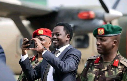 George Kimutai Ruto during the Kenya Air Force 60th Anniversary