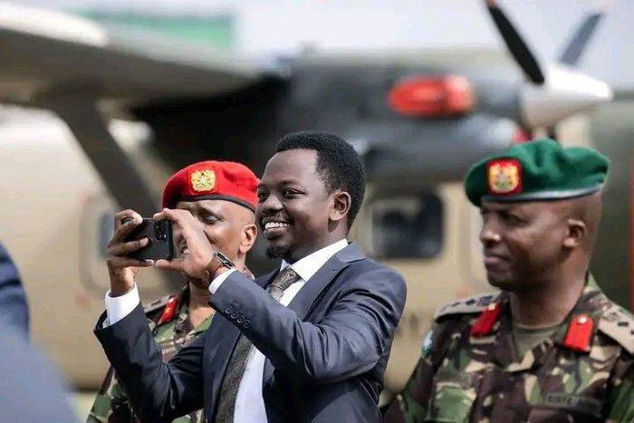 George Kimutai Ruto during the Kenya Air Force 60th Anniversary