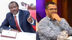 A collage of Kalonzo Musyoka and Hassan Omar
